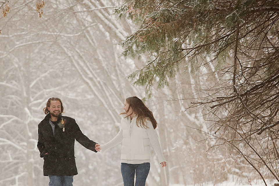 Ottawa winter engagement session