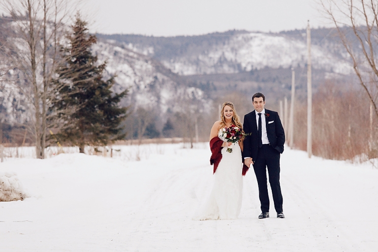 Winter Wedding In Quebec Country Ottawa Valley Weddings Eva