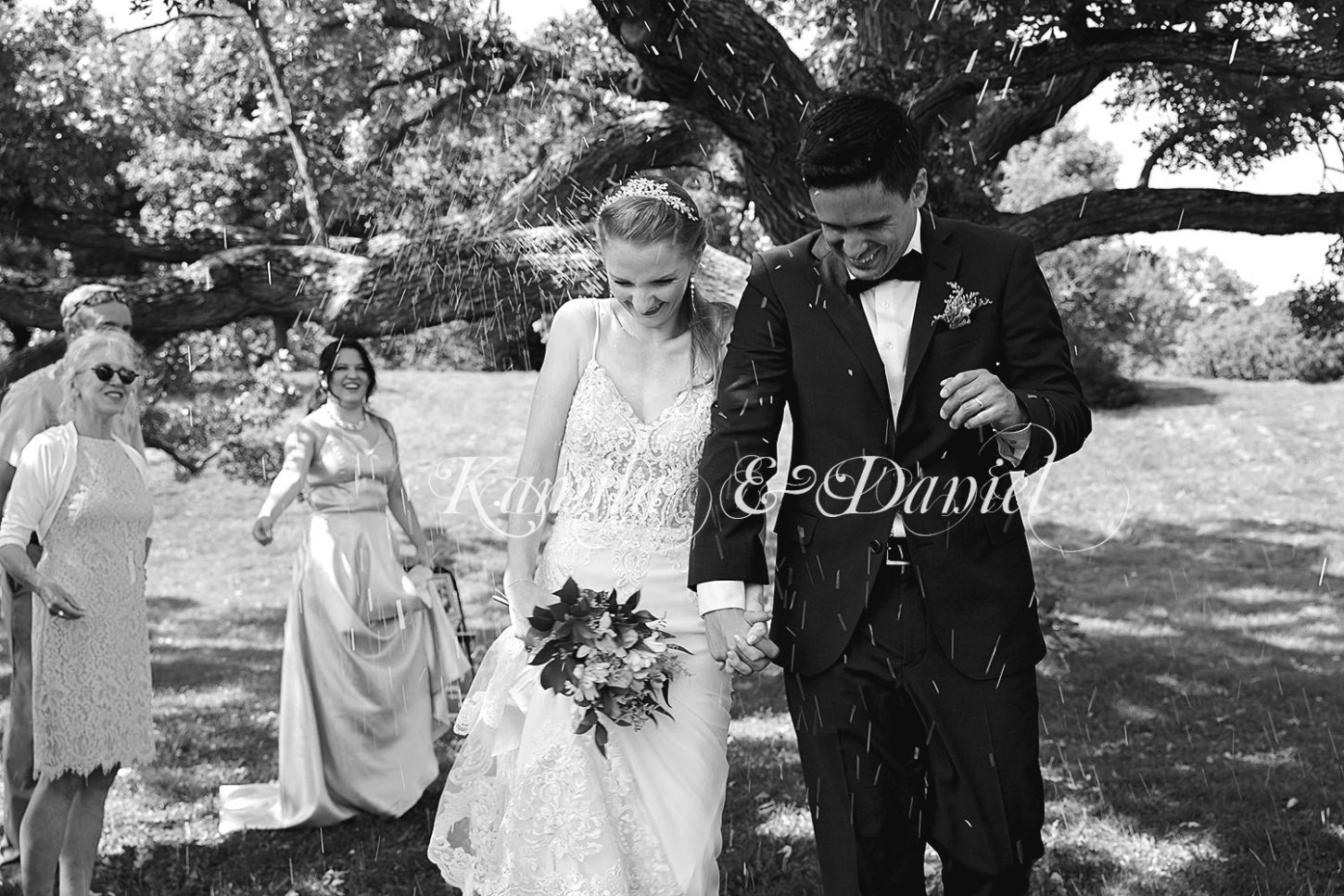 Rice throwing on wedding day. Ottawa photographers