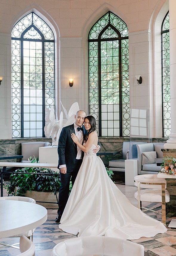 Ottawa wedding photography Chateau Laurier couple inside