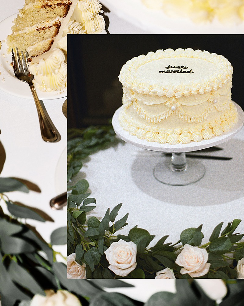 photo of a lemon cake baked by couple