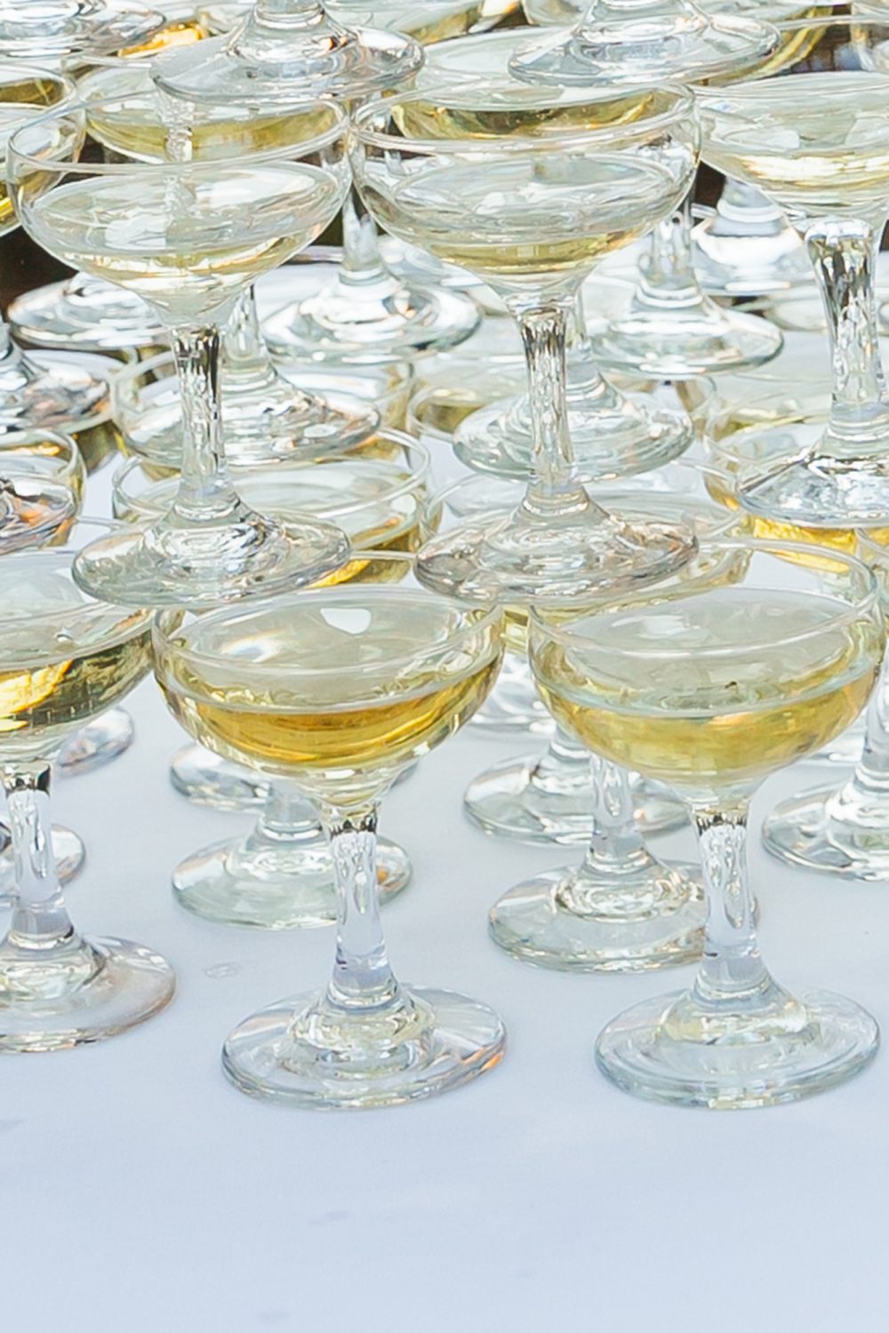 Forest setting for intimate outdoor wedding ceremony